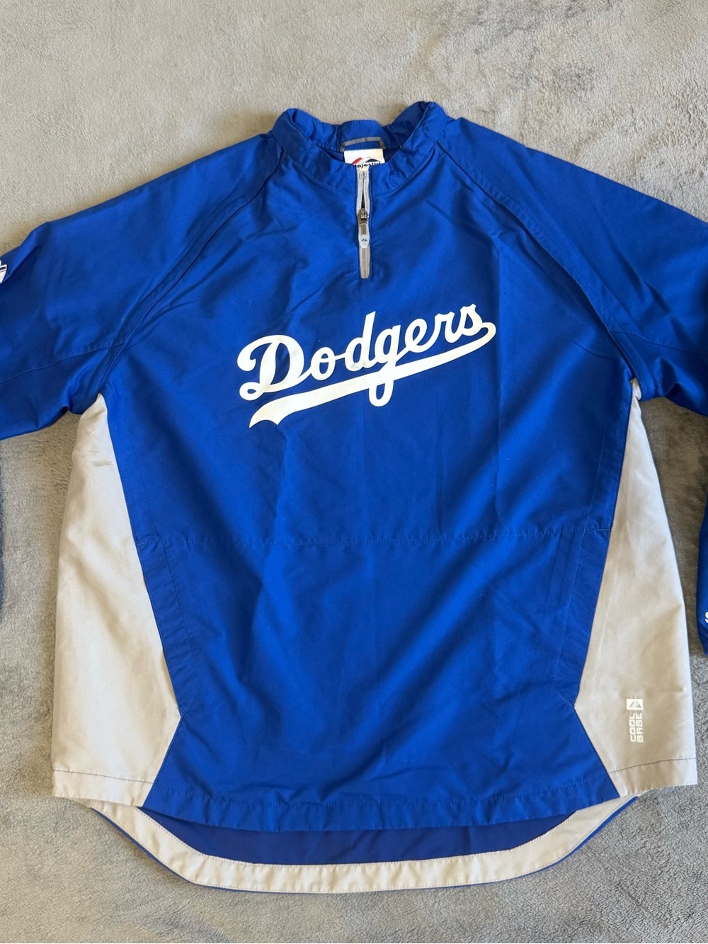 Los Angeles Dodgers Jacket Majestic Windbreaker MLB Mens Small or Youth XL